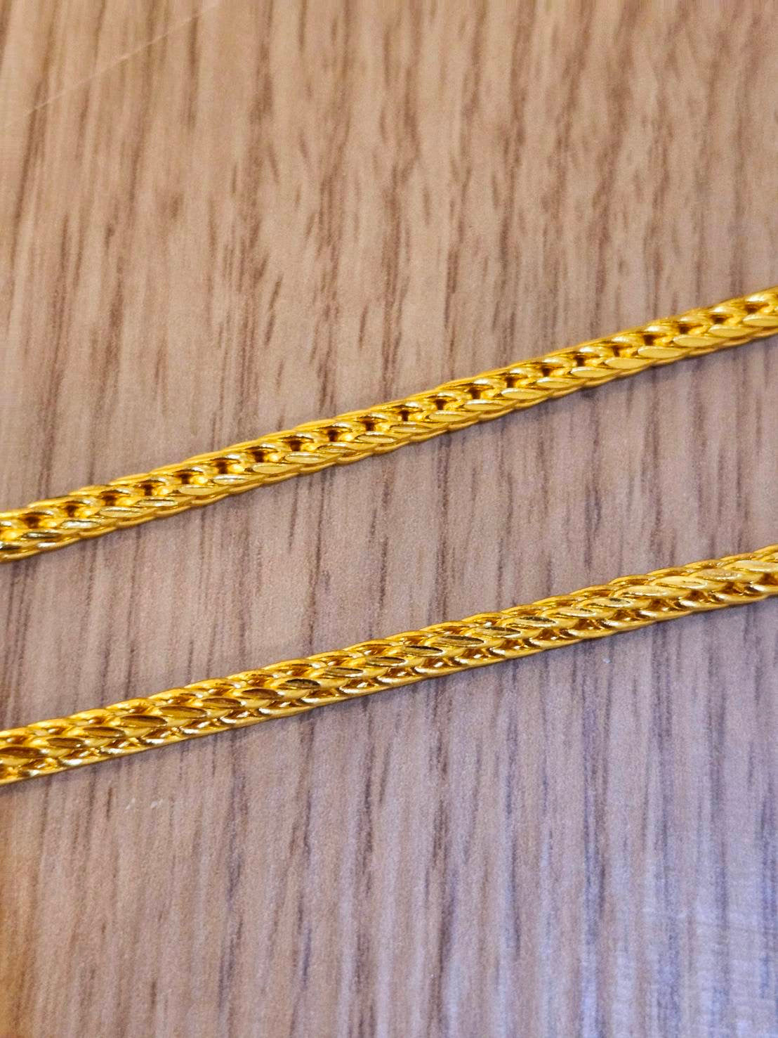 23k Thai Gold Dragon Scale Chain