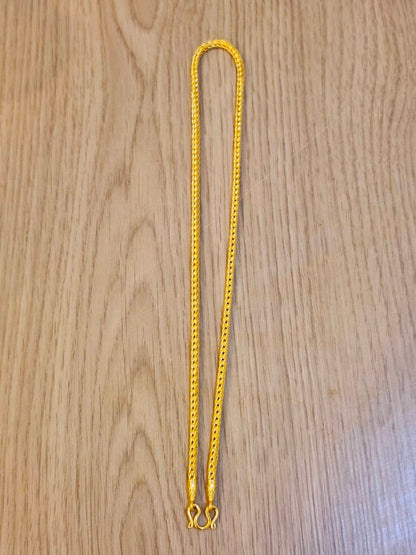 23k Thai Gold Dragon Scale Chain