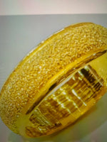 Textured ring, 23k