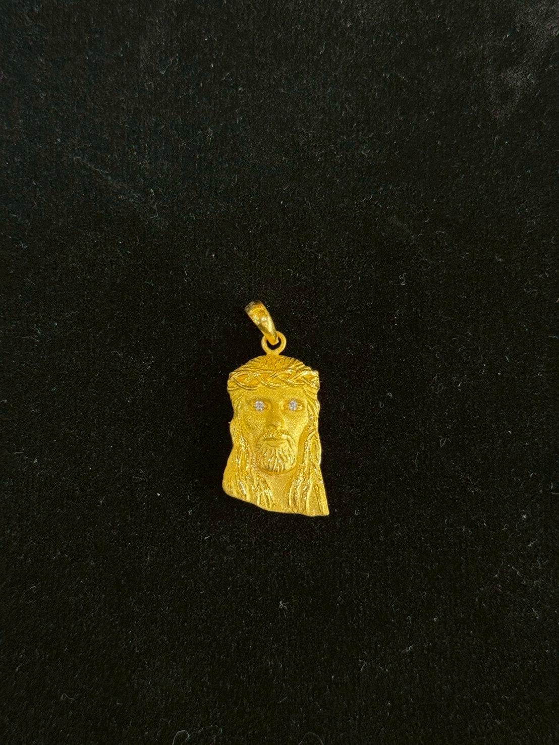 Jesus Pendant, 24K Gold