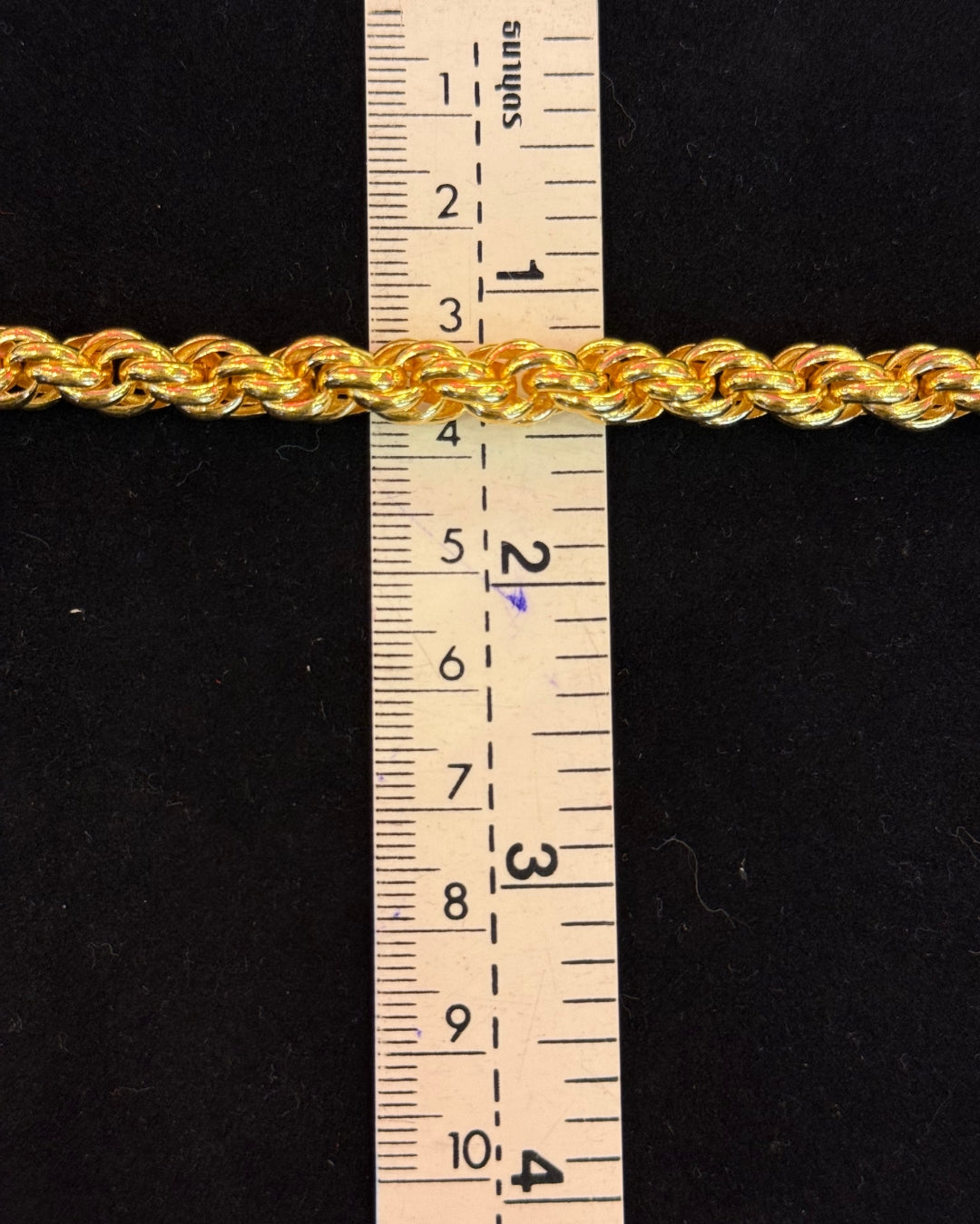 Rope Chain, 23K Gold