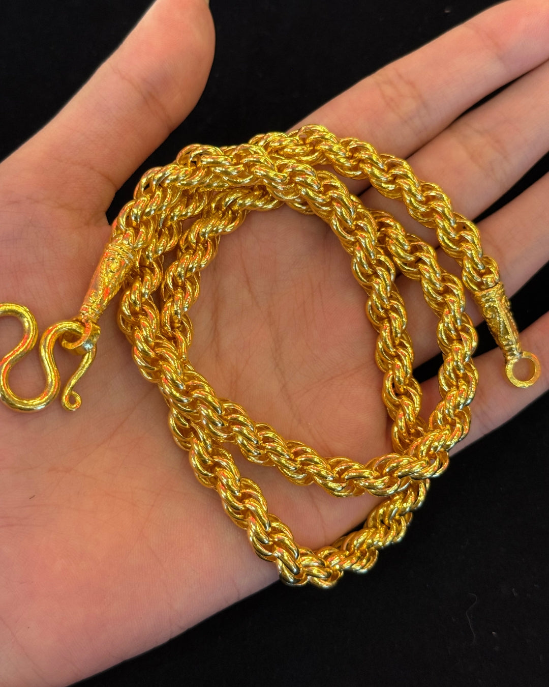 Rope Chain, 23K Gold