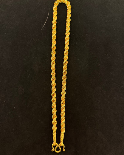 Rope Chain, 23K Gold
