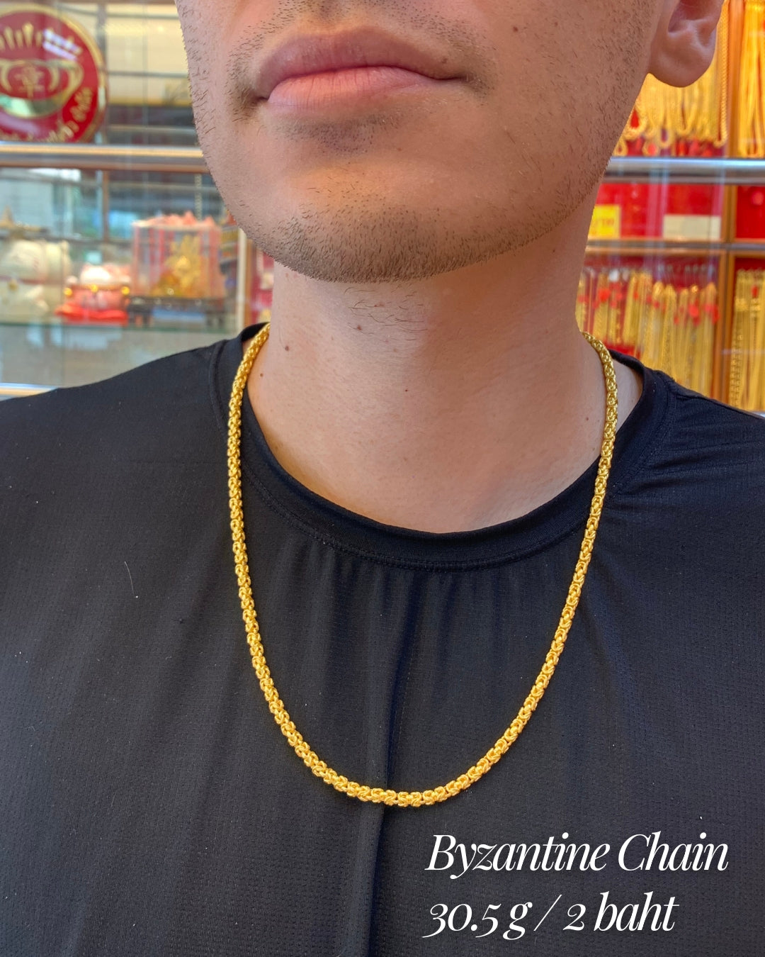 Byzantine Chain, 24K Gold