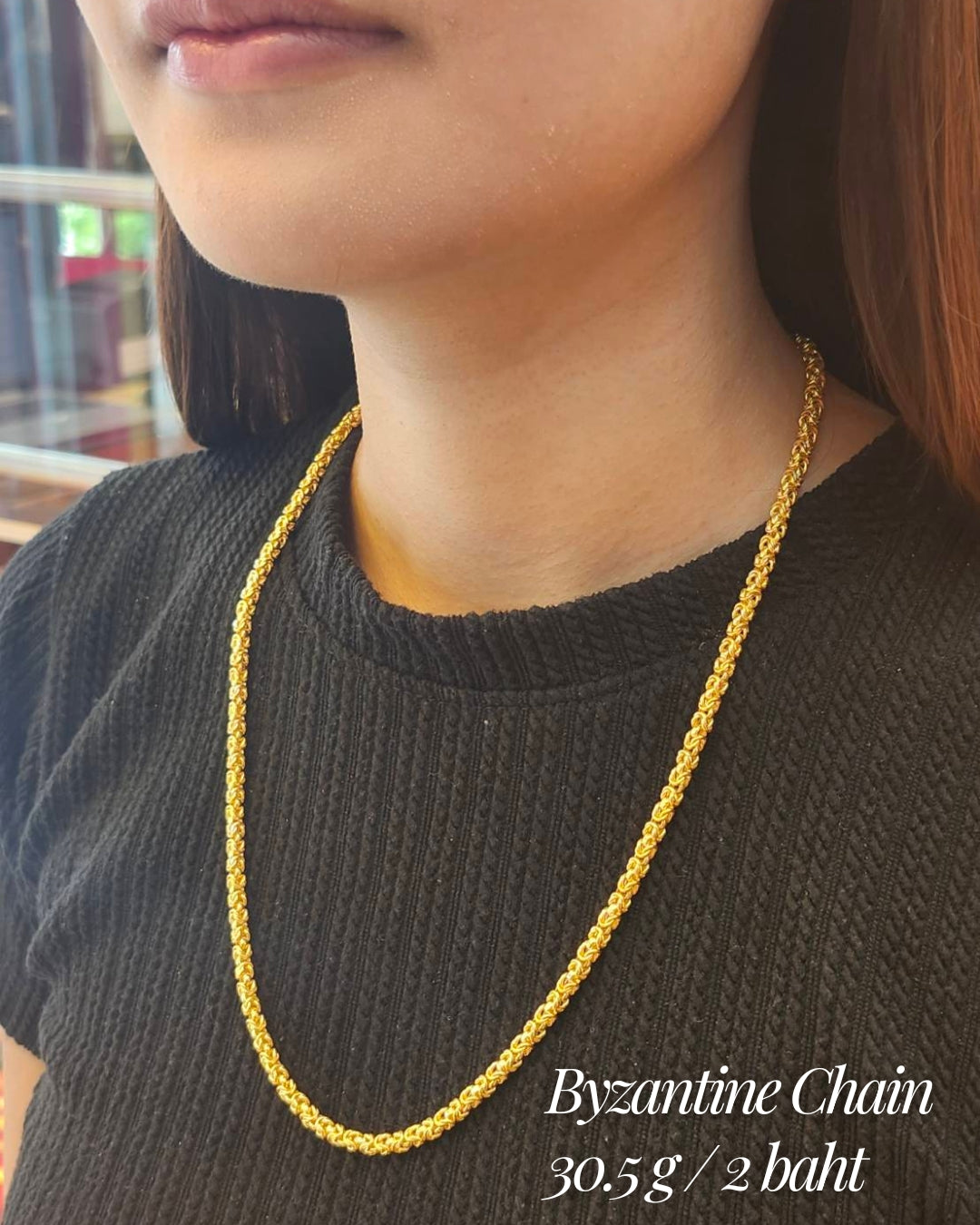Byzantine Chain, 24K Gold