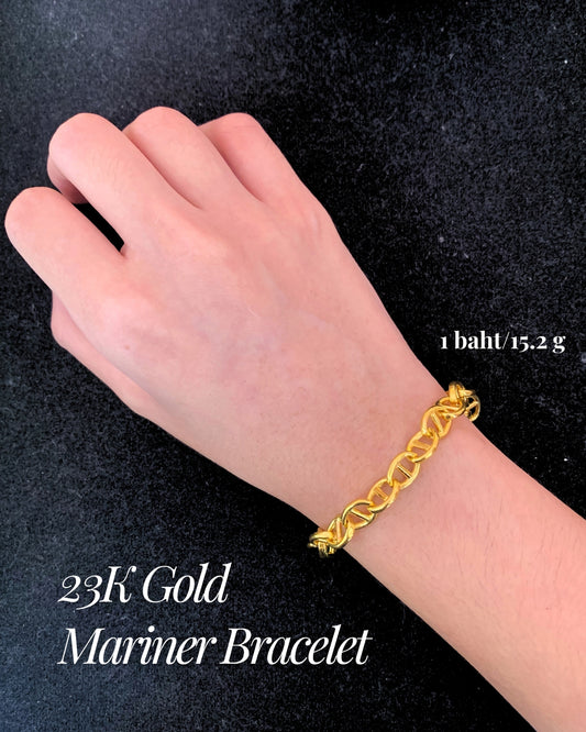 Mariner Bracelet, 23k Gold