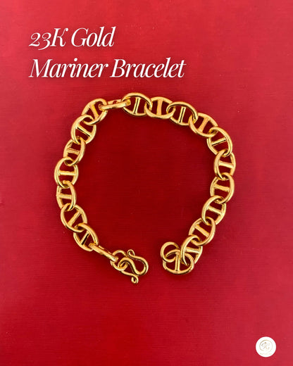 Mariner Bracelet, 23k Gold