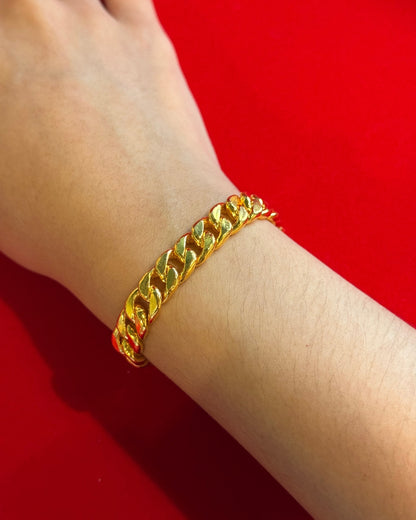 Miami Cuban Bracelet, 24K