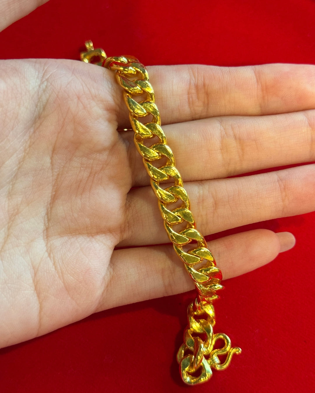 Miami Cuban Bracelet, 24K