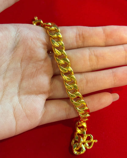 Miami Cuban Bracelet, 24K