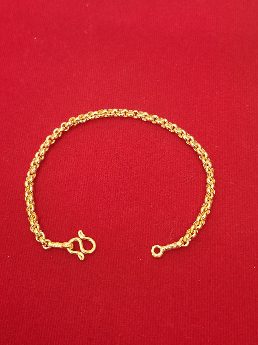 7.6g, 7", Rolo Bracelet, 23K Gold