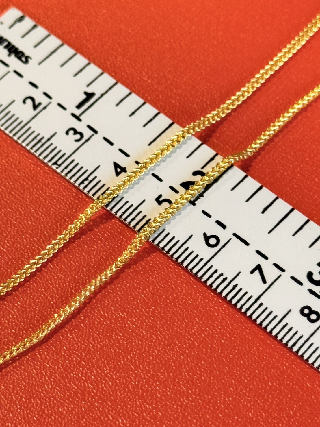 7.6g, 18", Classic Franco Chain, 23K Gold