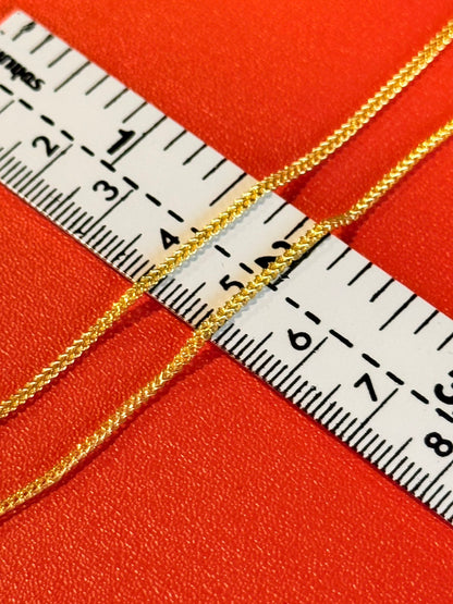 7.6g, 18", Classic Franco Chain, 23K Gold