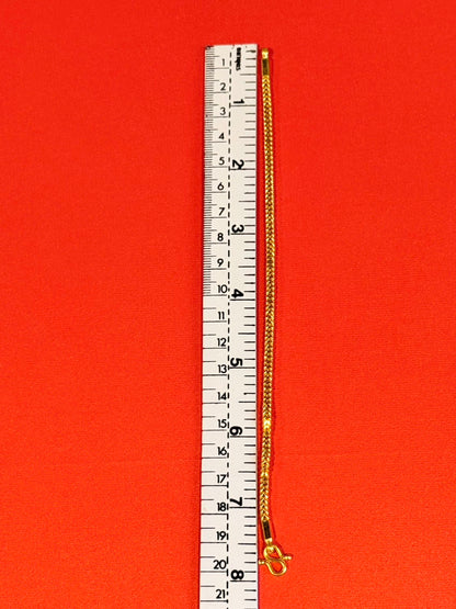 7.6g, 8", Classic Franco Bracelet, 23k Gold