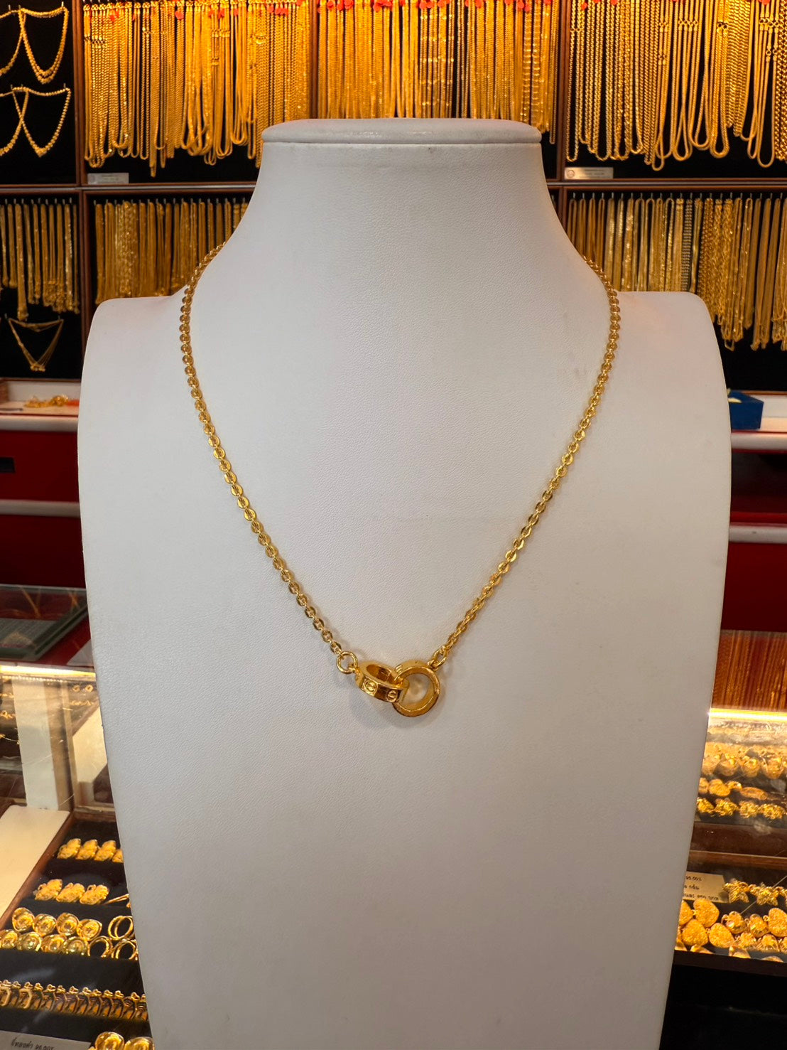 Designer Necklace, 23k Gold