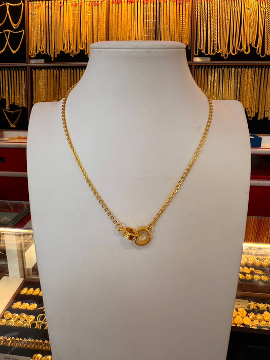 Designer Necklace, 23k Gold