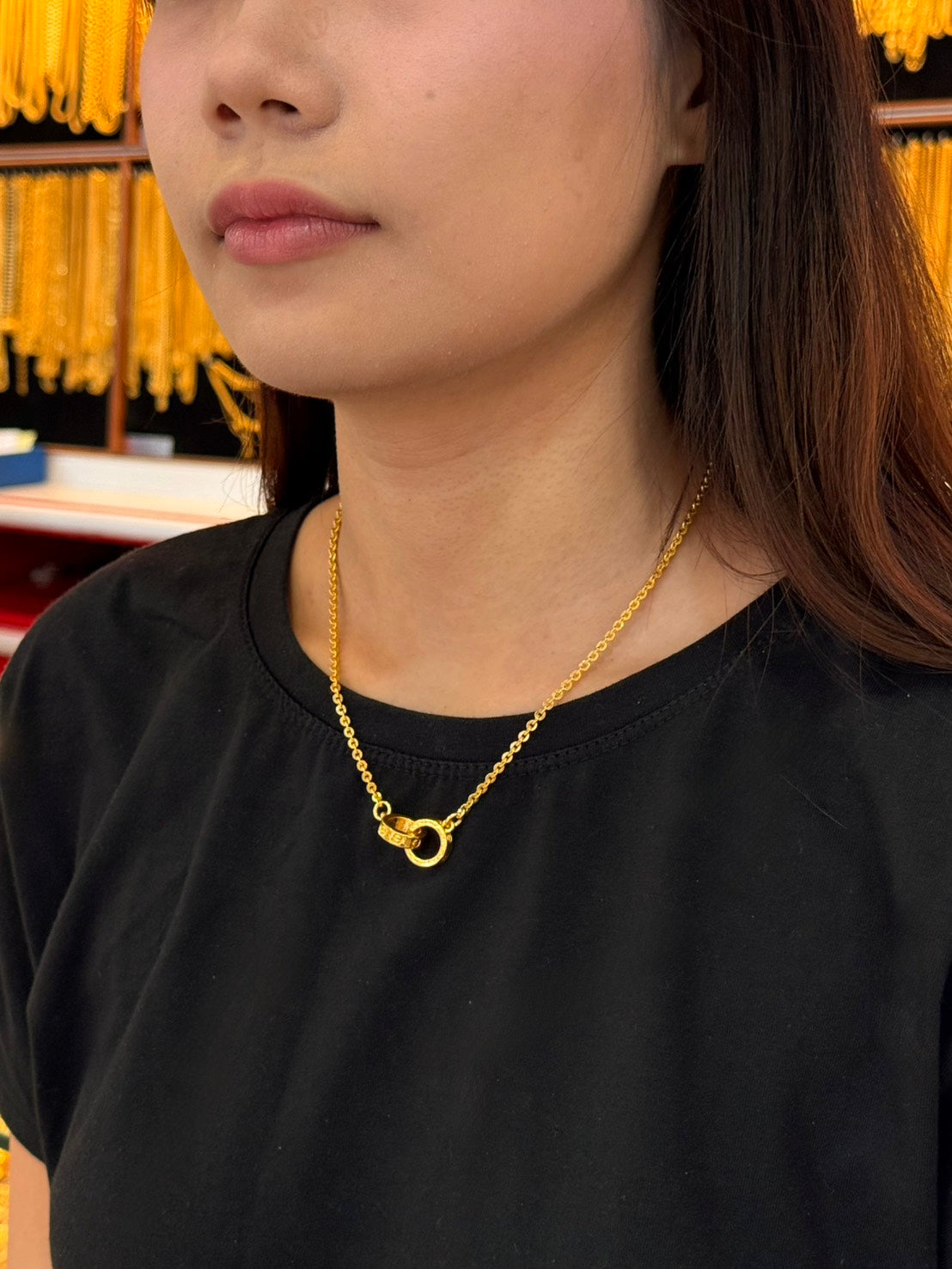 Designer Necklace, 23k Gold