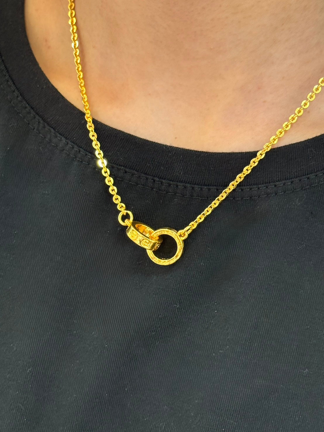Designer Necklace, 23k Gold