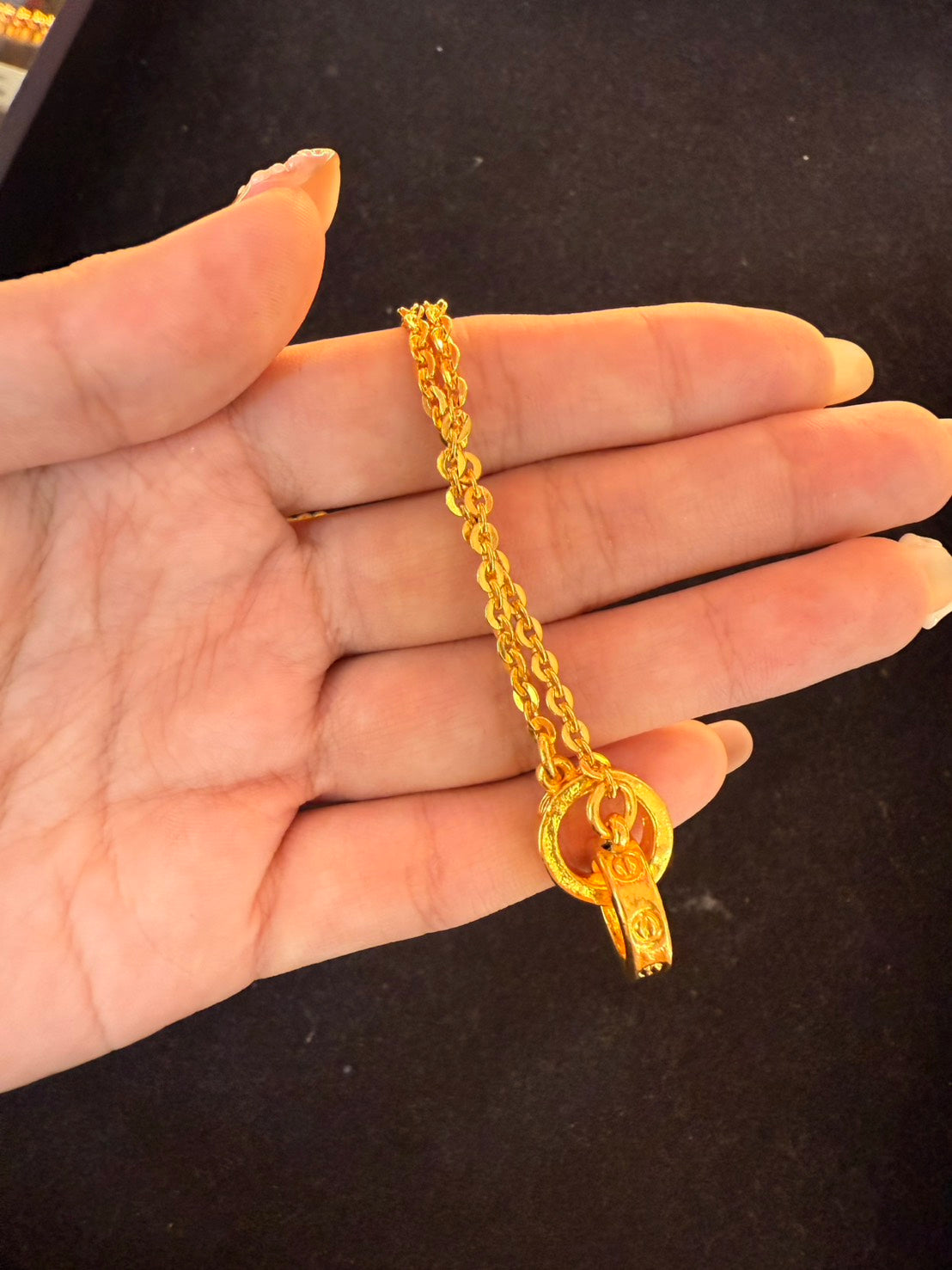 Designer Necklace, 23k Gold