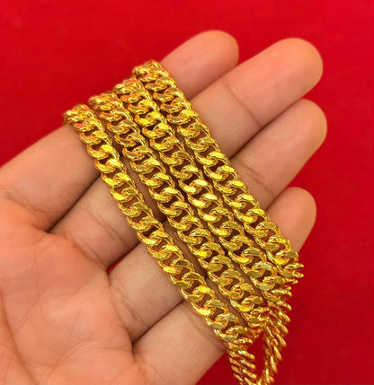 Miami Cuban Chain, 24k Gold