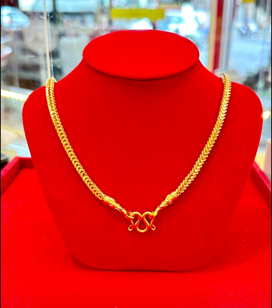 23k Thai Gold Classic Franco Chain