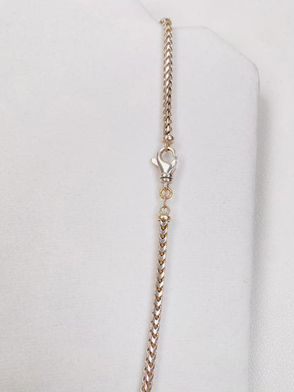 14k Franco Chain, White Gold