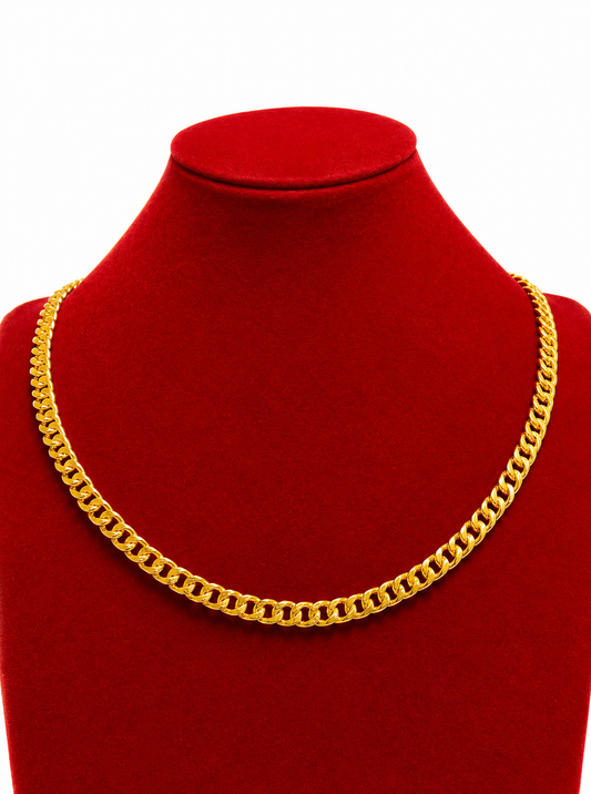 Miami Cuban Chain, 24k Gold