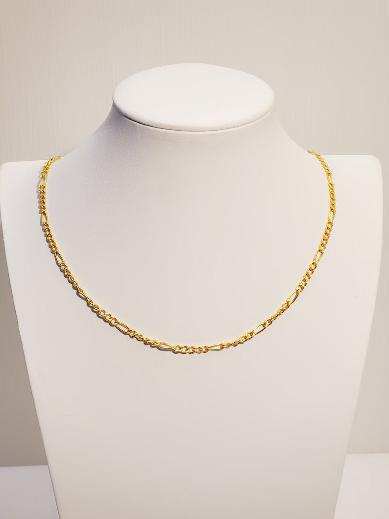 Figaro Necklace, 23K Gold