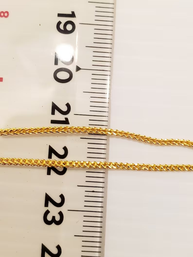 23K Thai Gold Franco Necklace