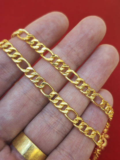 30.5g, 20", Figaro Chain, 23K Gold