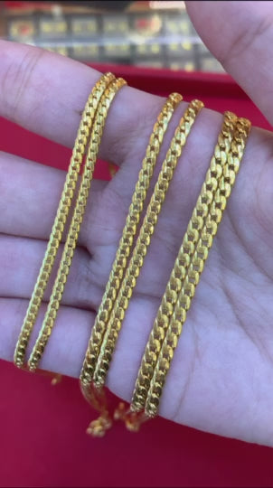 Tight Cuban Chain, 23K Gold
