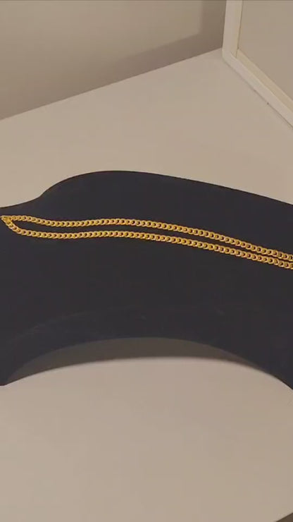 Miami Cuban Chain, 24k Gold