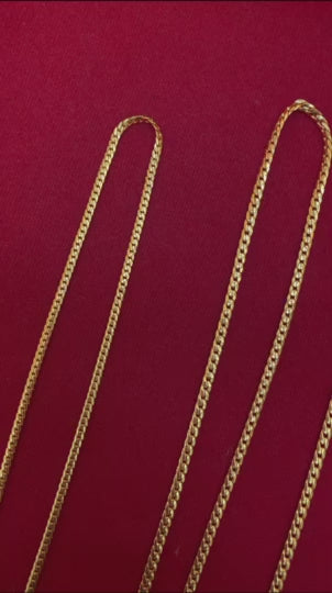Tight Cuban Chain, 23K Gold