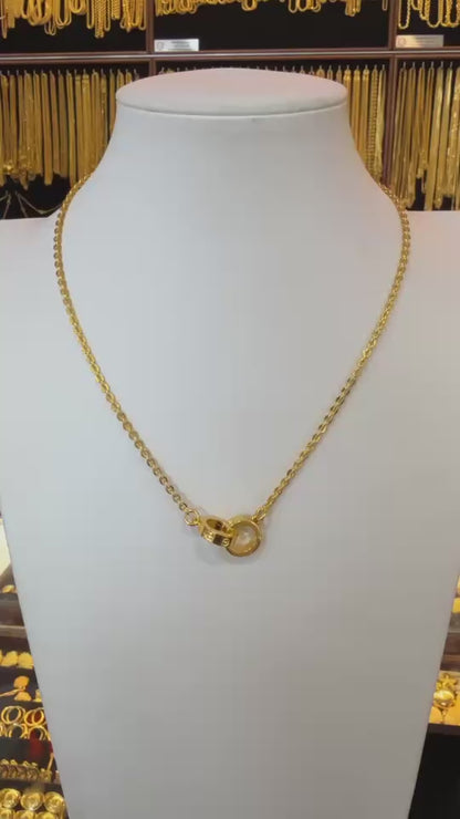 Designer Necklace, 23k Gold