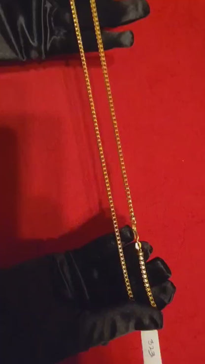 Franco Chain, 18k Gold, 33.4g