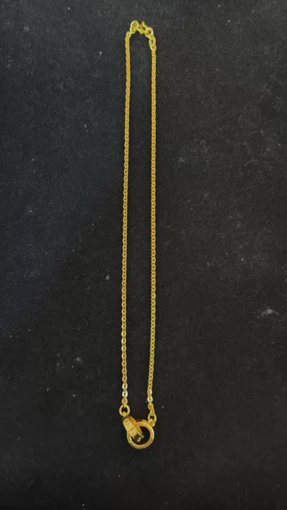 Designer Necklace, 23k Gold