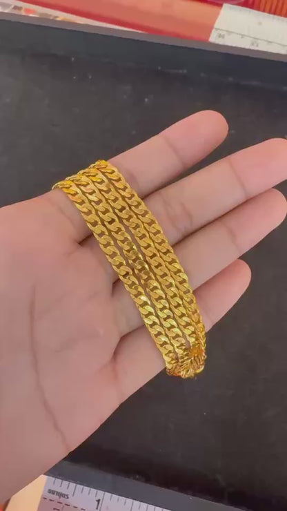 Miami Cuban Chain, 24k Gold