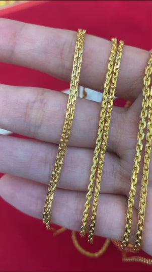 15.2g, 20", Anchor Chain, 24K Gold