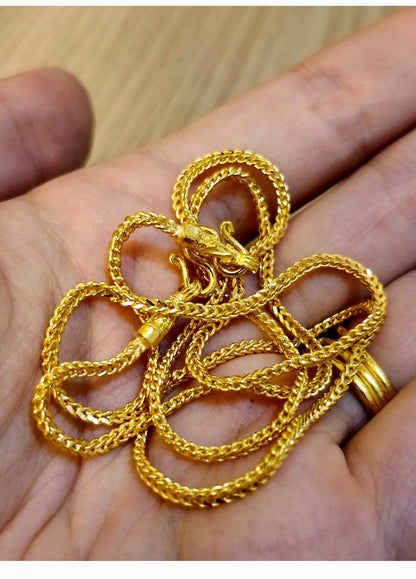 23k Thai Gold Classic Franco Chain