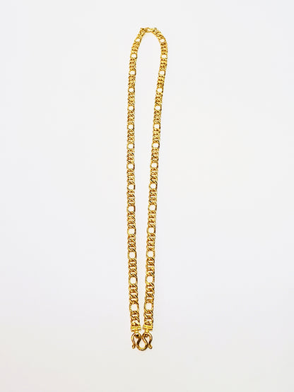 23k Thai Gold Figaro Chain